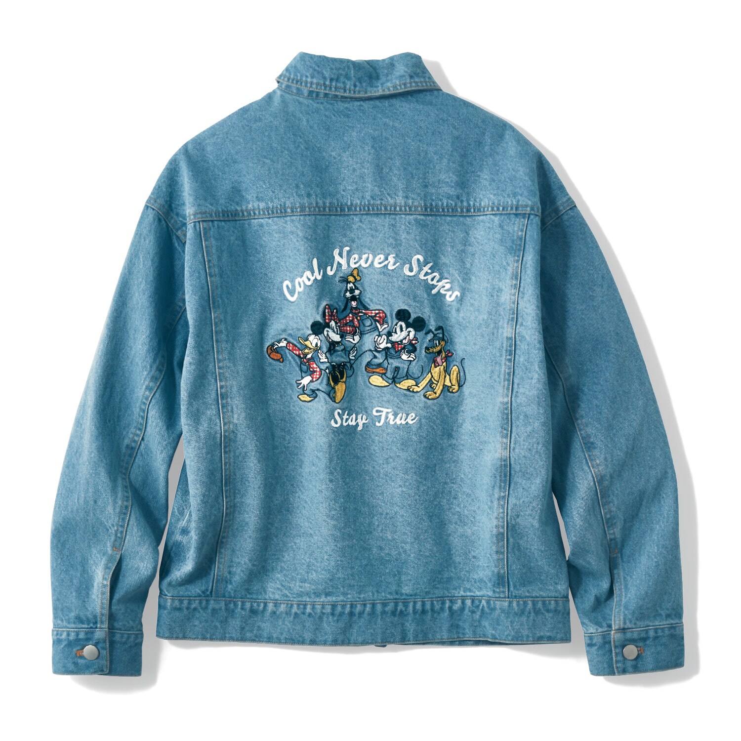 刺繍デニムジャケット「ミッキー＆フレンズ」(ディズニー/Disney 