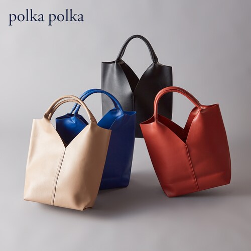 トライアングルカットトートバッグ