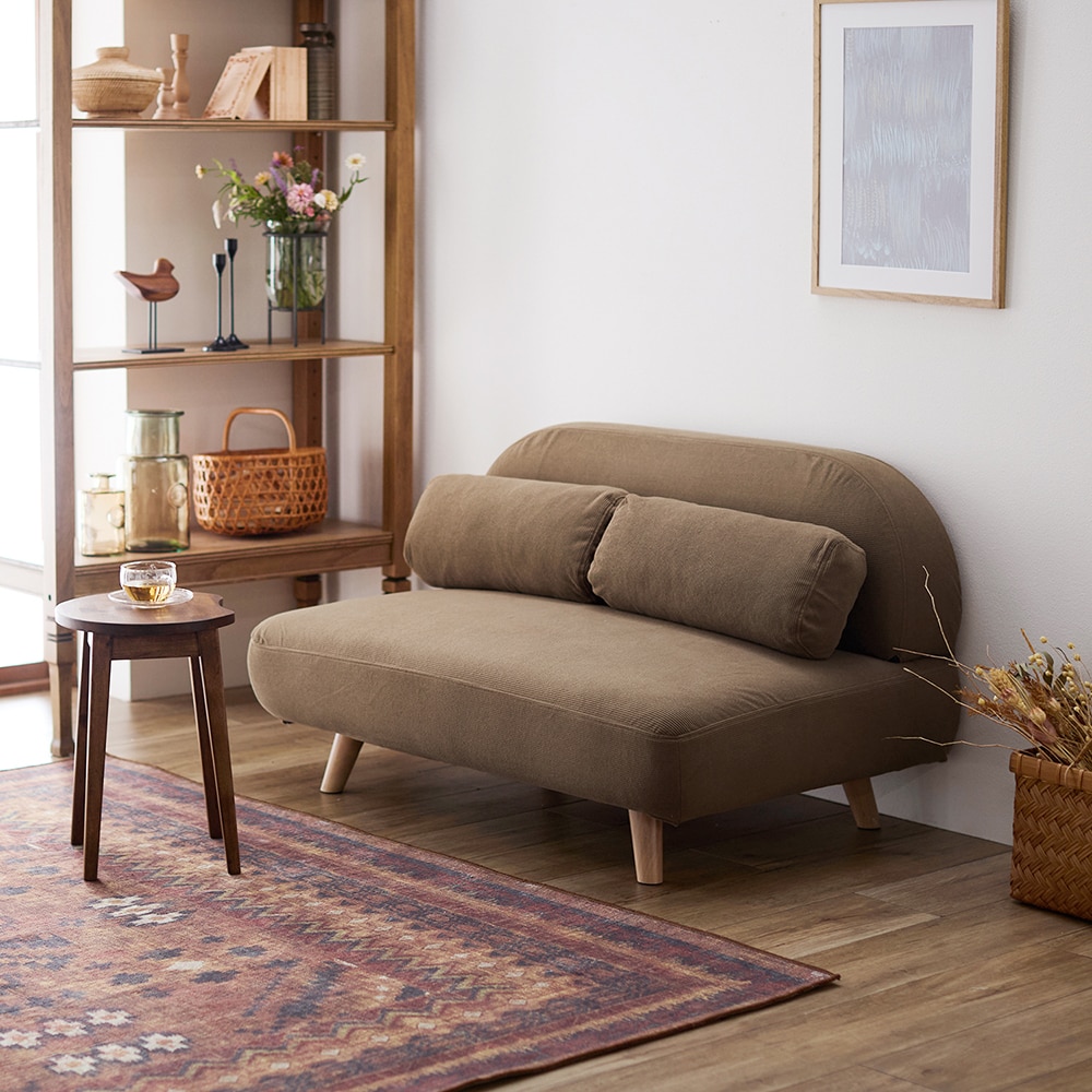 空間が広く見えるカバーリングコンパクトソファー ＜2人掛け／3人掛け