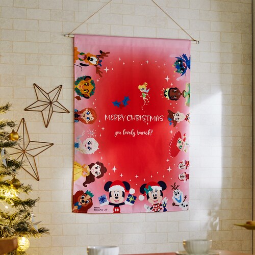 【Disney100 限定品】 クリスマスタペストリー（ディズニー/Disney）
