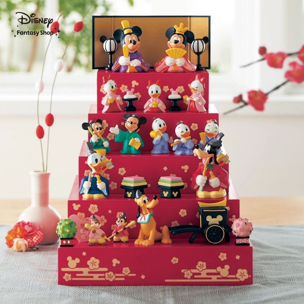 【ディズニー/Disney】【雛祭り】 壇付きおひなさまフルセット