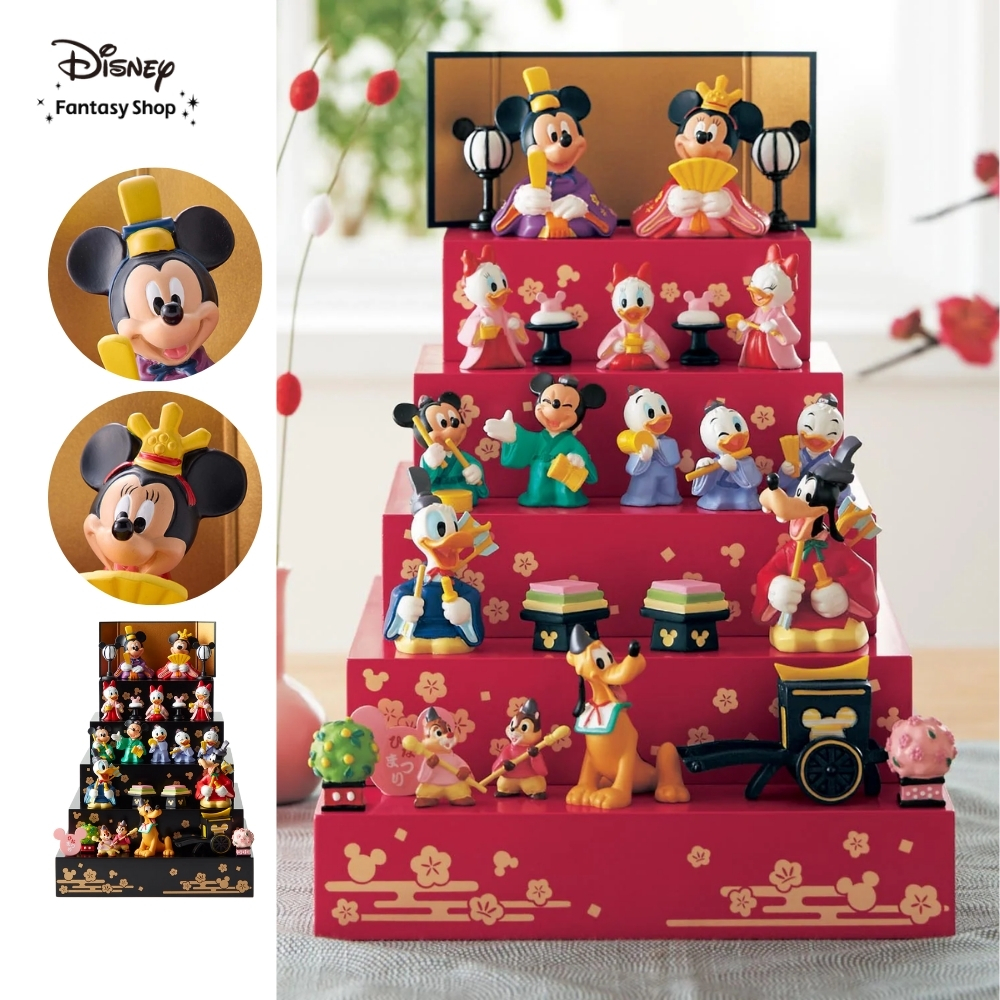【雛祭り】 壇付きおひなさまフルセット(ディズニー/Disney) 【雛祭り】 壇付きおひなさまフルセット(ディズニー/Disney)