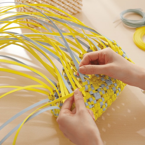 【定期お届け】【初回書籍付き】 紙バンドで楽しむ四つだたみ・花結びの教科書手作りキット ：10回シリーズ 【SNSで話題】