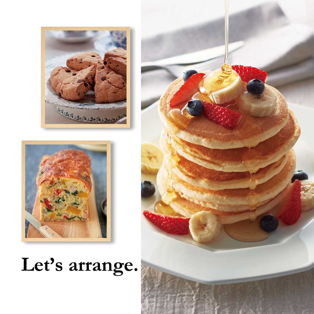 【くららぼ】乳酸菌入り米粉のパンケーキミックス