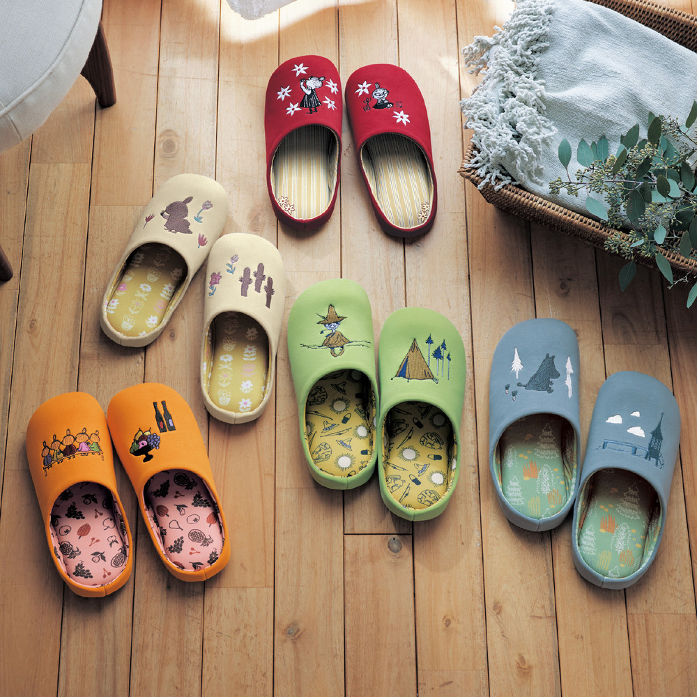 【ムーミン/MOOMIN】洗えるもっちり低反発ウレタン入り快適スリッパ 「ムーミン」 【ムーミン/MOOMIN】洗えるもっちり低反発ウレタン入り快適スリッパ 「ムーミン」