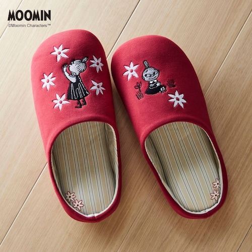 【新柄登場】 洗えるもっちり低反発ウレタン入り快適スリッパ 「ムーミン」