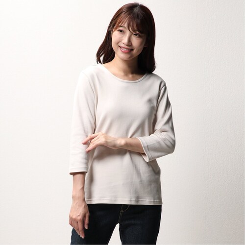 綿素材7分袖Tシャツ(11色展開)