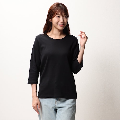 綿素材7分袖Tシャツ(11色展開)