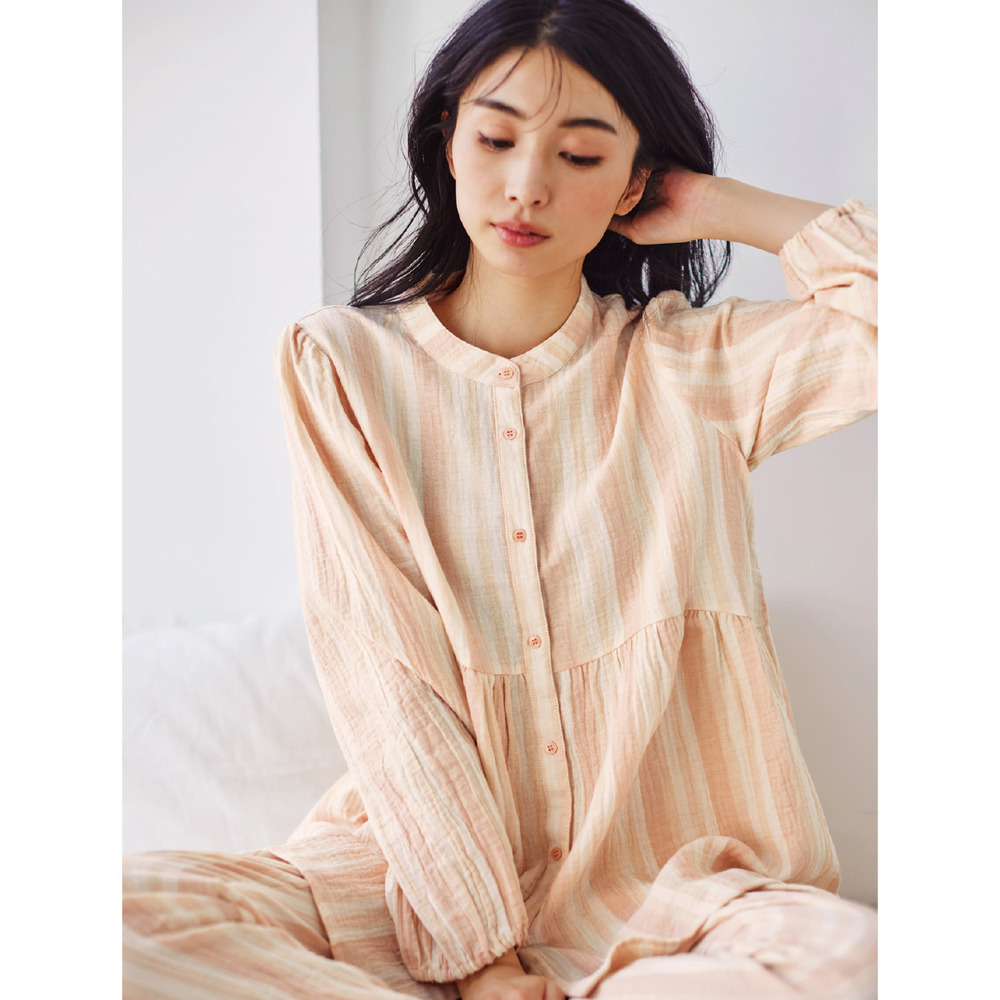 寝ても覚めても着ていたいふっくら綿ガーゼパジャマリユアーズ/Re_yours 寝ても覚めても着ていたいふっくら綿ガーゼパジャマリユアーズ/Re_yours