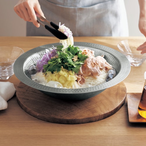 燕三条で作るＩＨ対応よせしゃぶ鍋 【ガス火・IH対応】
