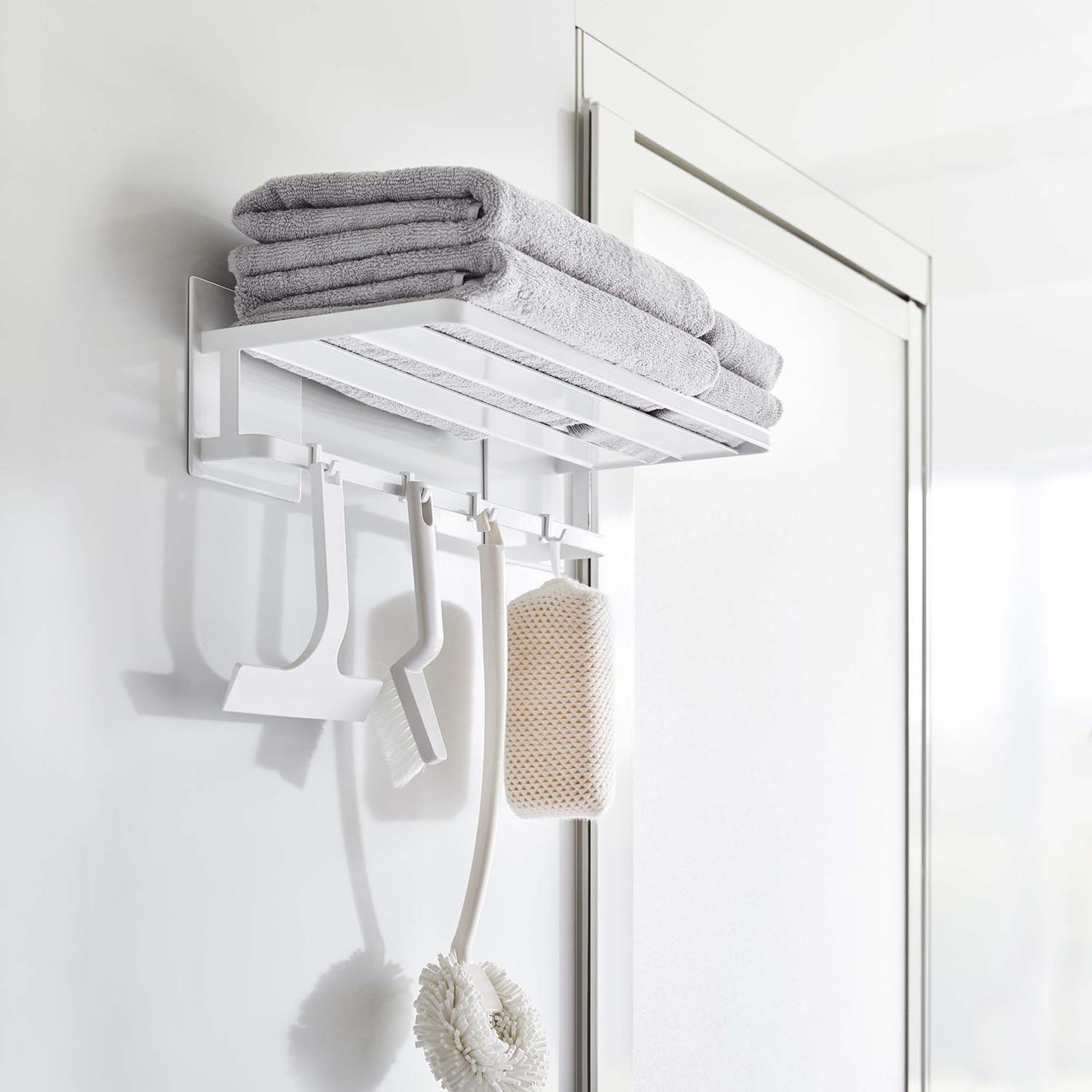 【タワー/tower】マグネットバスルームバスタオル棚 【タワー/tower】マグネットバスルームバスタオル棚