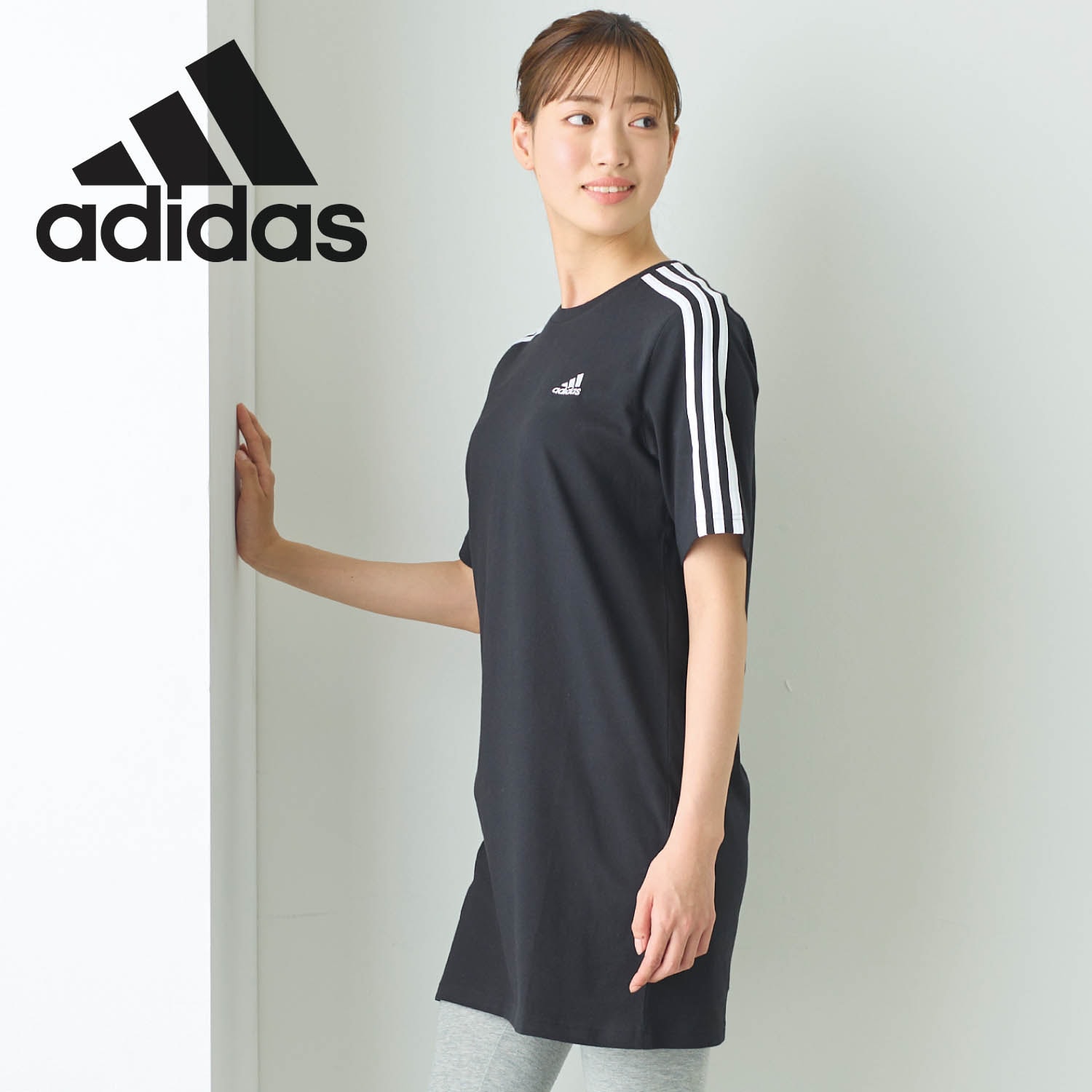 W ESS 3S 3S半袖チュニック(アディダス/adidas)｜通販の