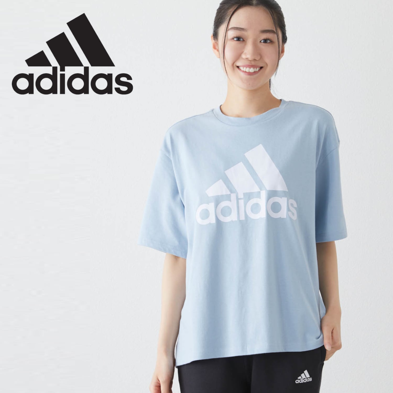 W ESSビッグロゴリラックス半袖Ｔシャツ(アディダス/adidas)｜通販の