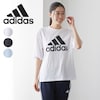 【アディダス/adidas】W ESSビッグロゴリラックス半袖Tシャツ