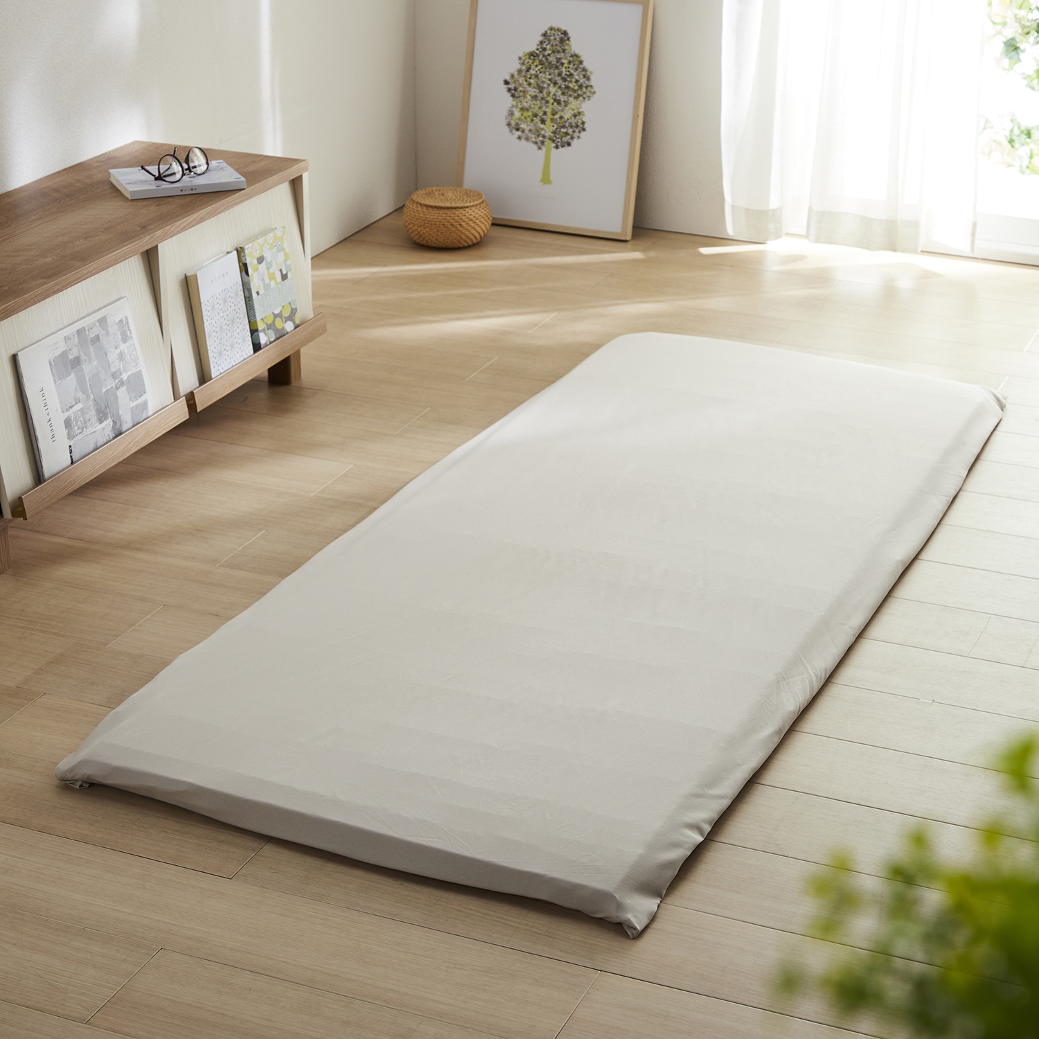 省スペースで収納できる来客用敷布団・敷布団カバーセット(BELLE MAISON DAYS)|通販のベルメゾンネット