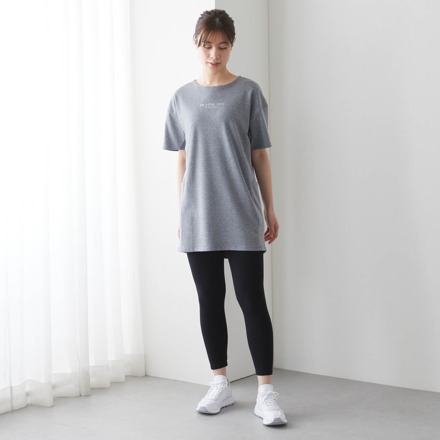 ストレッチチュニックTシャツ