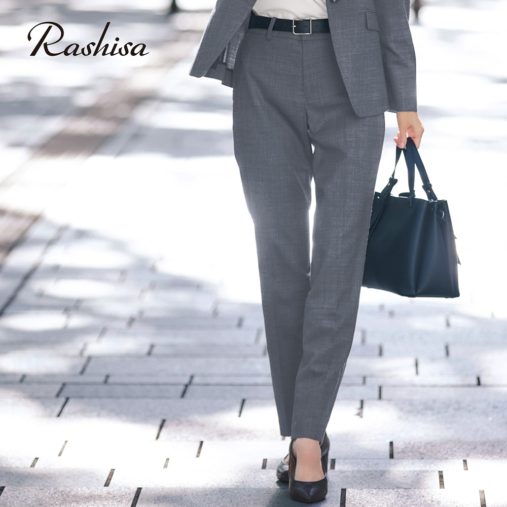 ウール混ストレッチパンツ(ももはり)