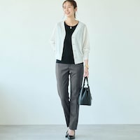モデル身長169cm・61-89 ※写真は撮影用のため股下+8cmになります。