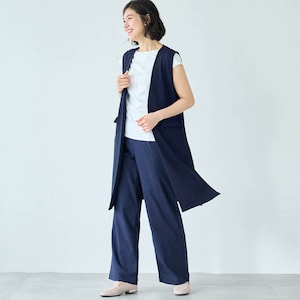 モデル身長168cm／M・身丈90cm　※写真は撮影用のため身丈+6cmになります。