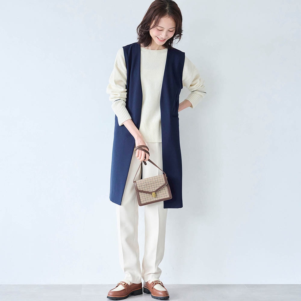 モデル身長170cm／M・身丈90cm　※写真は撮影用のため身丈+6cmになります。