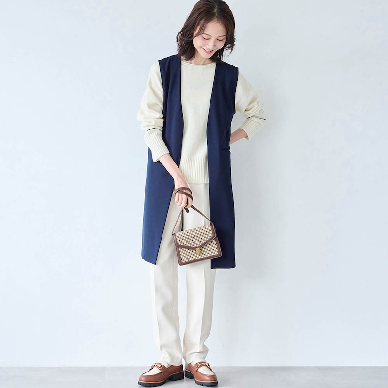 モデル身長170cm／M・身丈90cm　※写真は撮影用のため身丈+6cmになります。