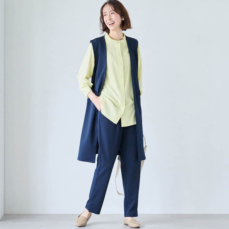 モデル身長169cm／M・身丈90cm ※写真は撮影用のため身丈+6cmになります。