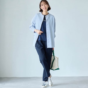 モデル身長169cm／M・股下65cm　※写真は撮影用のため股下+6cmになります。