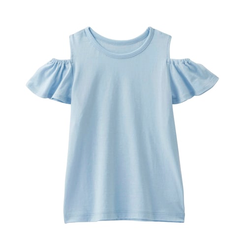 薄くて涼しい肩見せＴシャツ 【子供服 半袖】