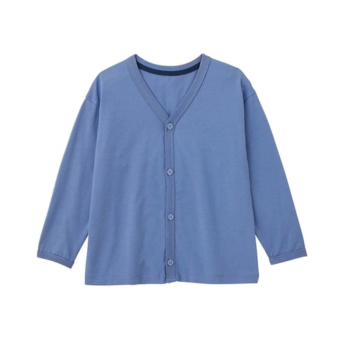 UVカット薄くて涼しい袖口リブカーディガン 【子供服】