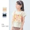 総柄フレアビスチェドッキングＴシャツ 【子供服 半袖】