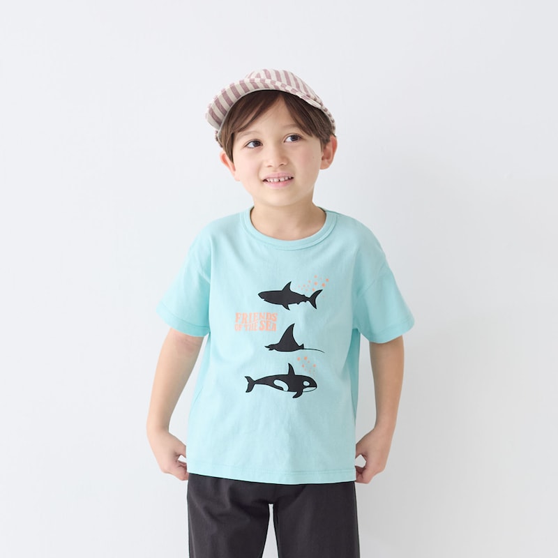 アクアグリーン（海の生き物）名札ココフェルトなし