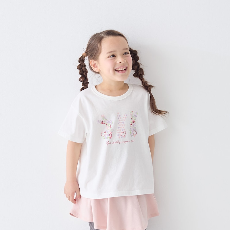 オフホワイト（ウサギ）名札ココフェルトなし