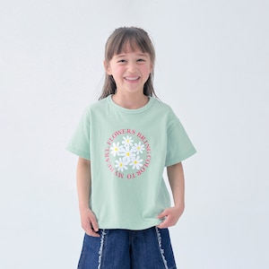 ニュアンスミント（フラワーロゴ）名札ココフェルトなし