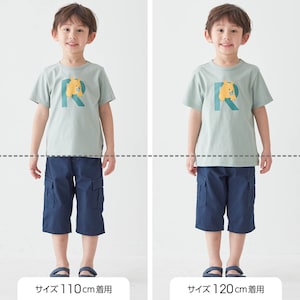 サイズ別着用比較／モデル身長111cm