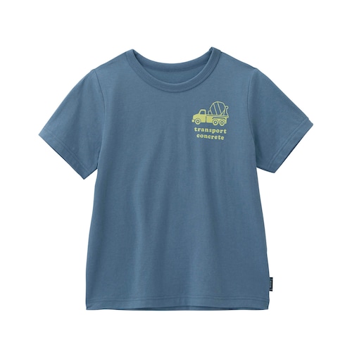 薄くて涼しいのりものプリント半袖Ｔシャツ 【子供服】