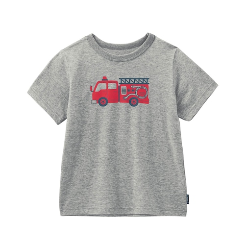 薄くて涼しいのりものプリント半袖Ｔシャツ 【子供服】