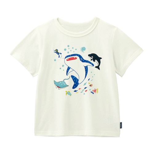 薄くて涼しいカラフルプリント半袖Ｔシャツ 【子供服】