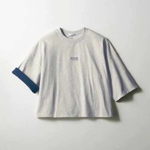 袖裏配色２ＷＡＹ綿素材ハーフスリーブＴシャツ 【子供服 半袖】