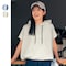 裾スピンドルデザイン綿素材Ｔシャツパーカ 【子供服 半袖】