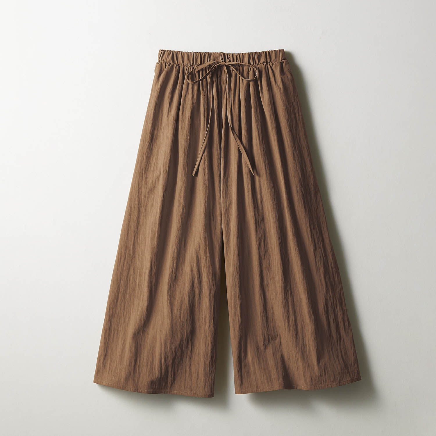 さらりとしたボリュームギャザーパンツ(ウエスト調節可) 【子供ズボン】 さらりとしたボリュームギャザーパンツ(ウエスト調節可) 【子供ズボン】