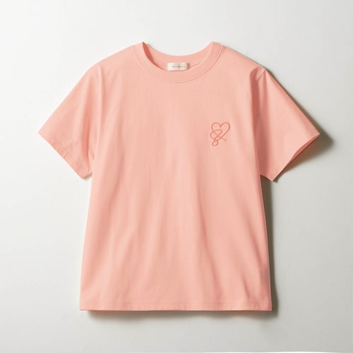 なめらかタッチぷっくり刺繍ワンポイント綿素材半袖Ｔシャツ 【子供服】