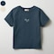なめらかタッチラインストーンロゴコンパクト綿素材半袖Ｔシャツ 【子供服】