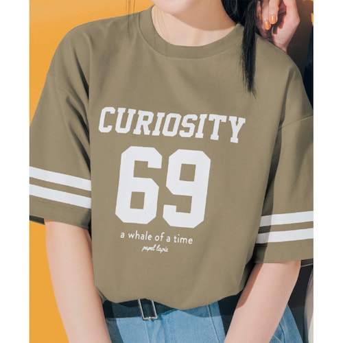 プチプラ！袖ライン綿素材ハーフスリーブタフＴシャツ 【子供服 半袖】