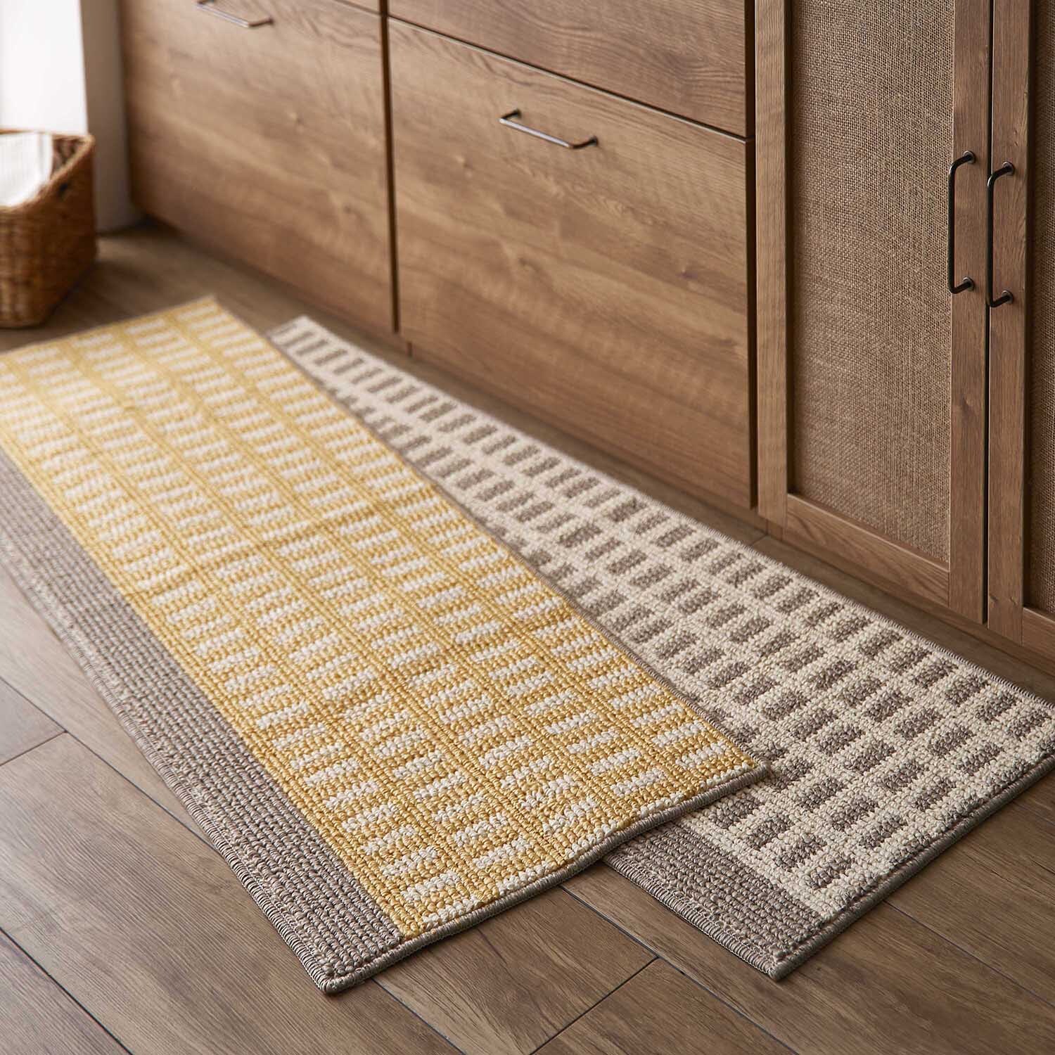 北欧調デザインのずれにくいキッチンマット 北欧調デザインのずれにくいキッチンマット