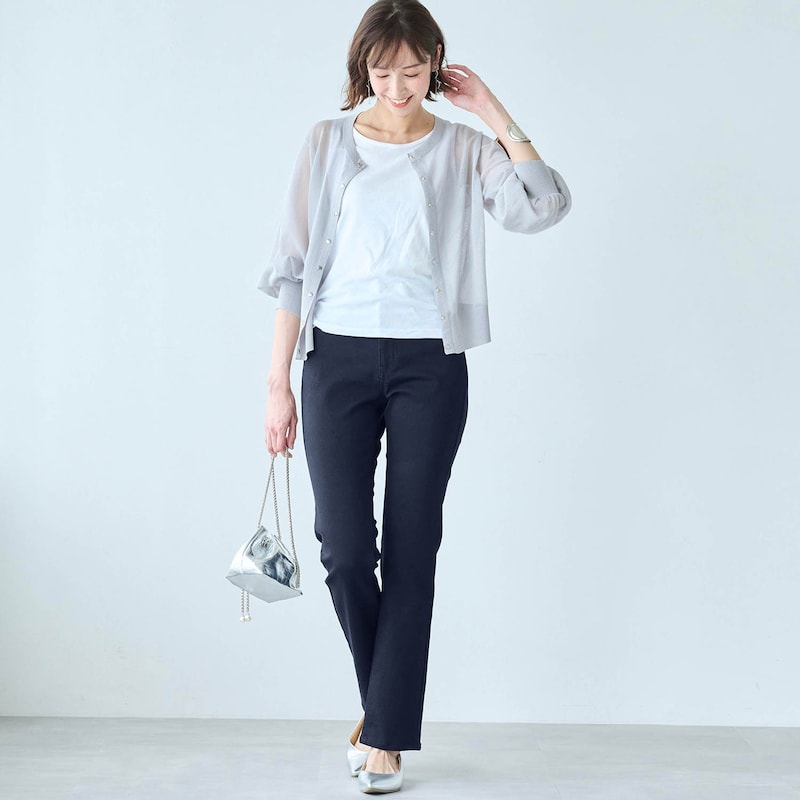 モデル身長170cm／64-91・股下70cm着用 ※写真は撮影用のため股下+6cmになります。