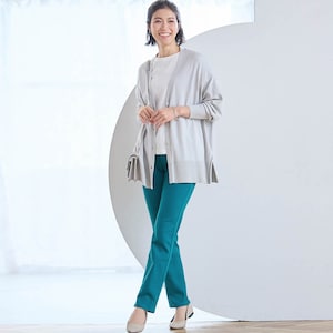 モデル身長168cm／64-91・股下70cm ※写真は撮影用のため股下+6cmになります。
