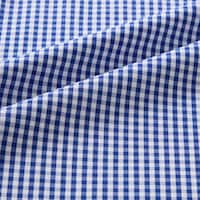 やわらかな肌あたりと微光沢がきれいな綿100%素材を使用（ネイビー系）