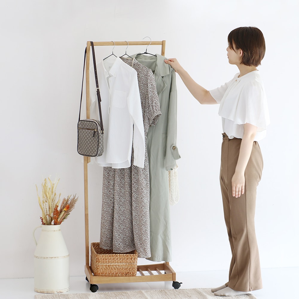 服の長さに合わせて調節も◎/ナチュラル