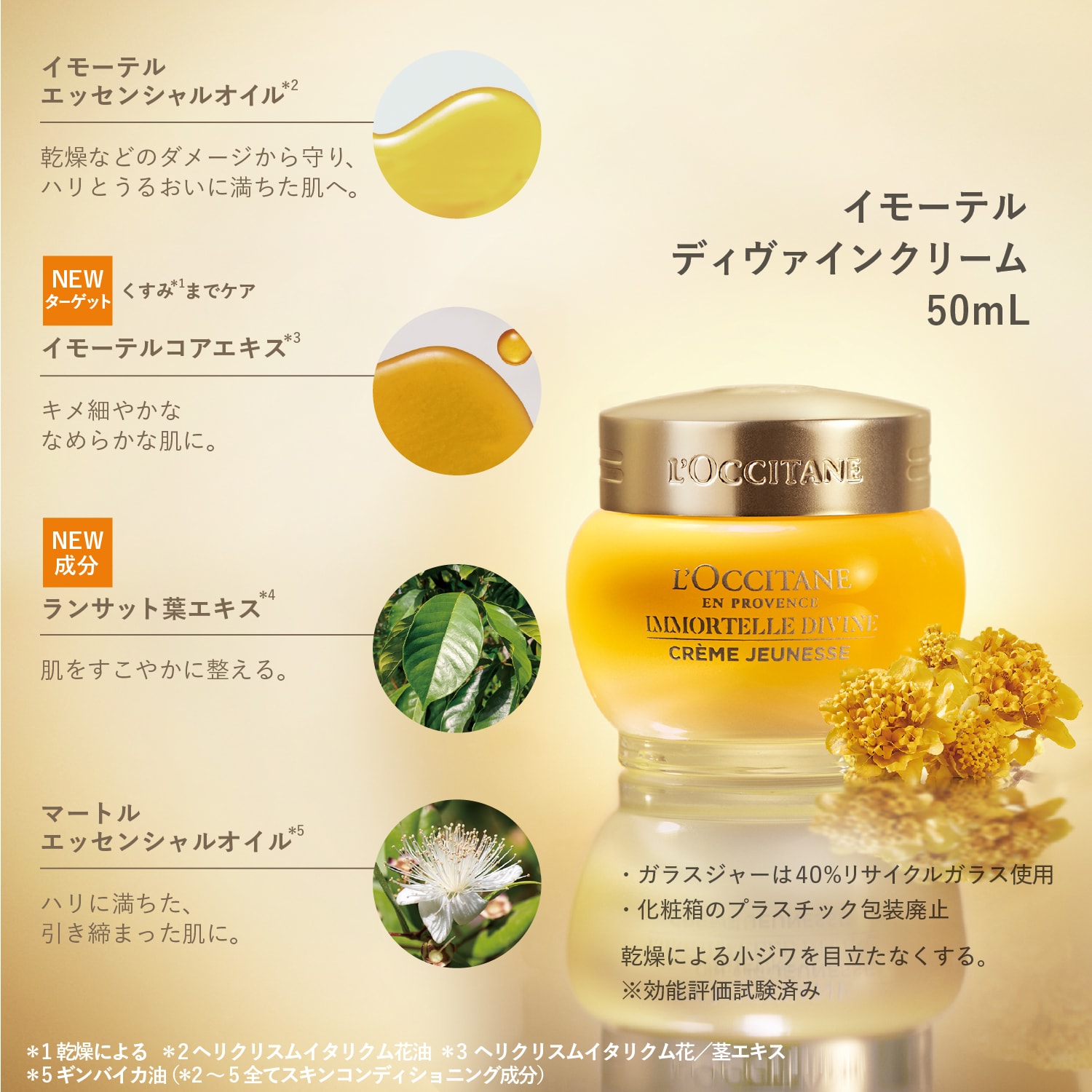 イモーテル ディヴァインクリーム 50mL(ロクシタン/L'OCCITANE)｜通販