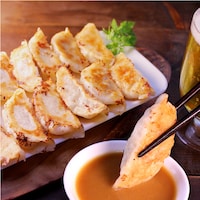 味噌だれ餃子調理例